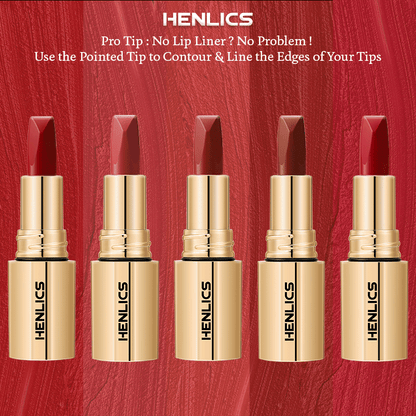 Henlics Paris Transfer Proof Matte Lipstick - Henlics Paris