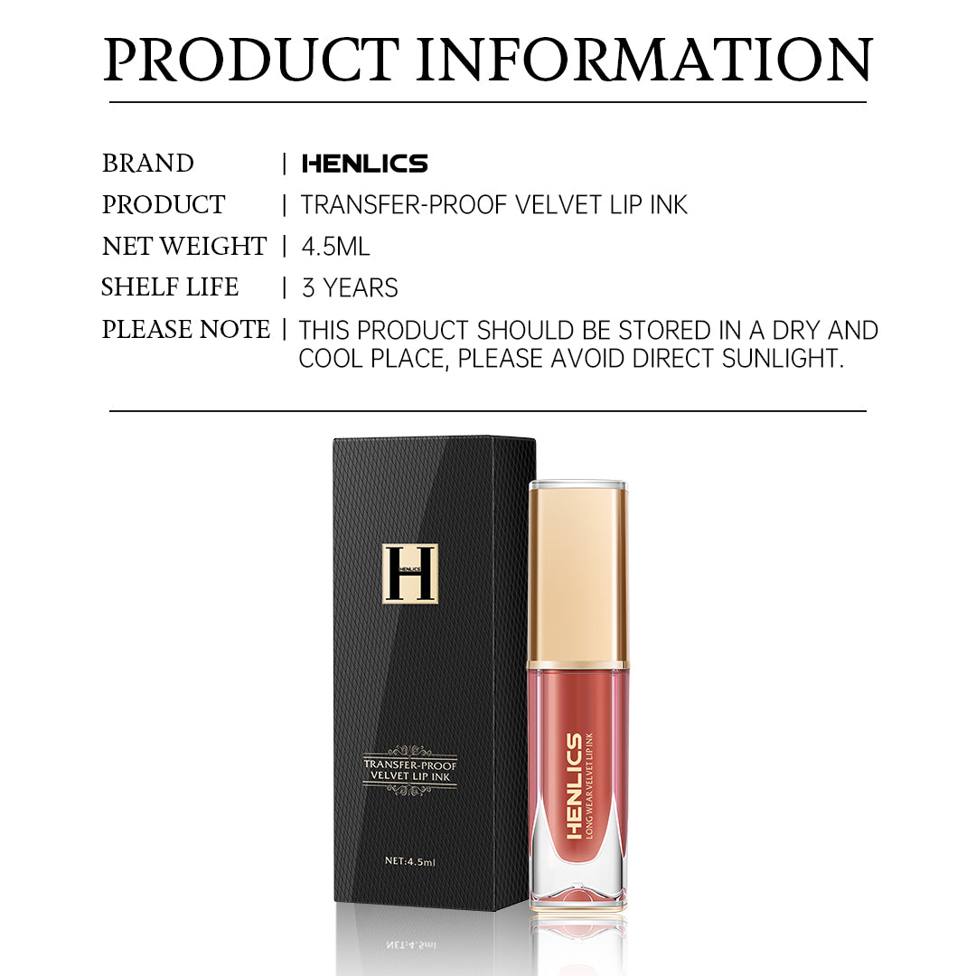 Henlics Paris Long Wear Velvet Lip Ink - Henlics Paris