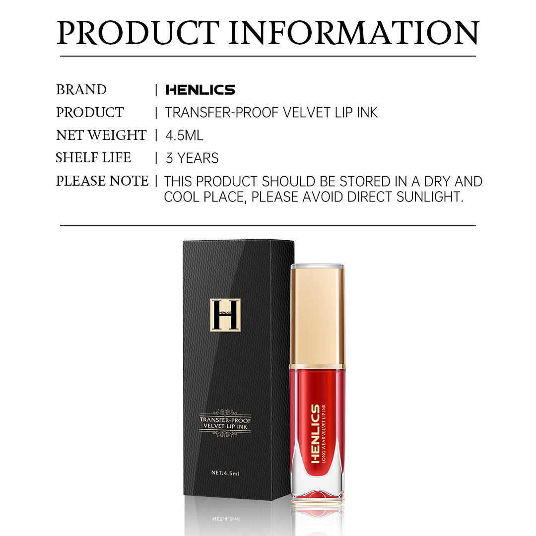 Henlics Paris Long Wear Velvet Lip Ink - Henlics Paris