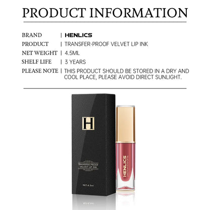 Henlics Paris Long Wear Velvet Lip Ink - Henlics Paris