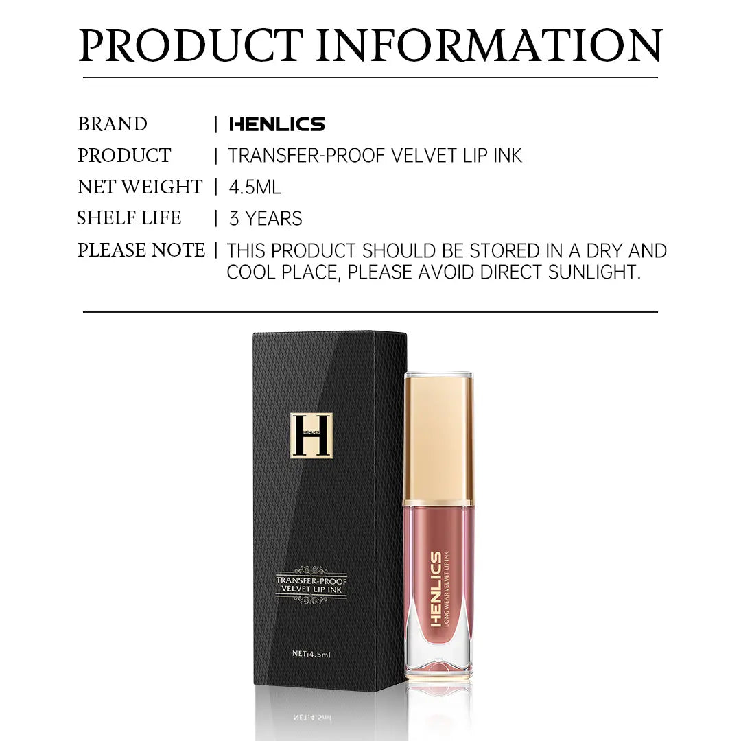 Henlics Paris Long Wear Velvet Lip Ink - Henlics Paris