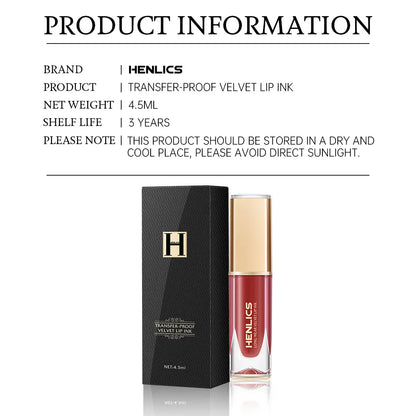 Henlics Paris Long Wear Velvet Lip Ink - Henlics Paris