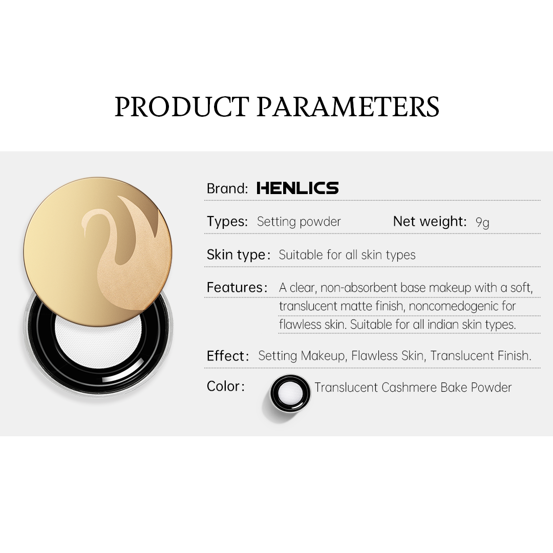 Henlics Paris Cashmere Bake Powder - Henlics Paris